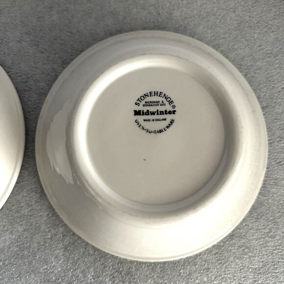 Set of 2 Midwinter Stonehenge Crocus Floral Serving Bowls...
